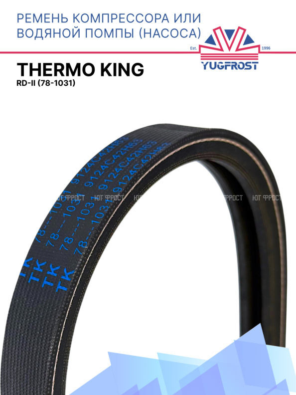 Ремень компрессора или  водяной помпы (насос) Thermo King RD-II