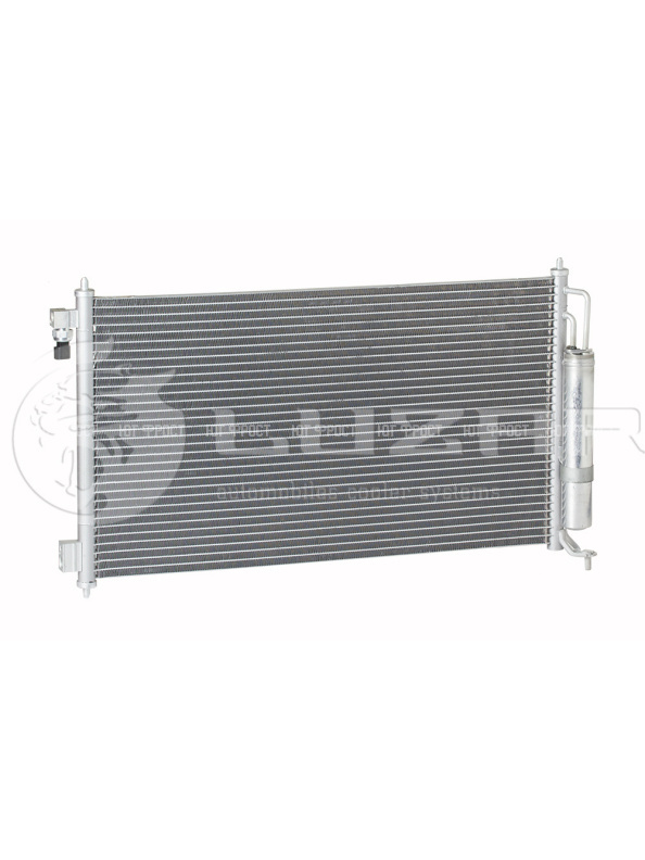Радиатор кондиционера с ресивером  Nissan Note (06-) / Nissan Tiida (04-) / Nissan Juke (10-) Luzar