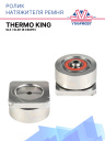 Ролик натяжителя ремня гладкий (металл.) в сборе Thermo King SLX / SLXe фото 1