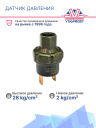 Датчик давления 2-х контактный HP:28 kg/cm² OFF LP:2 kg/cm² OFF (внутр.резьба) фото 3