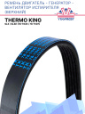 Ремень двигатель - генератор - вентилятор испарителя (верхний) Thermo King SLX / SLXe фото 1