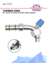 Фитинг G10 - G12 90° ZL R134a 7/8-14UNF O-ring аналог THERMO KING фото 1