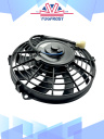 Вентилятор 9" 12V 80W (Pull/всас.) изогнутые лопасти фото 1